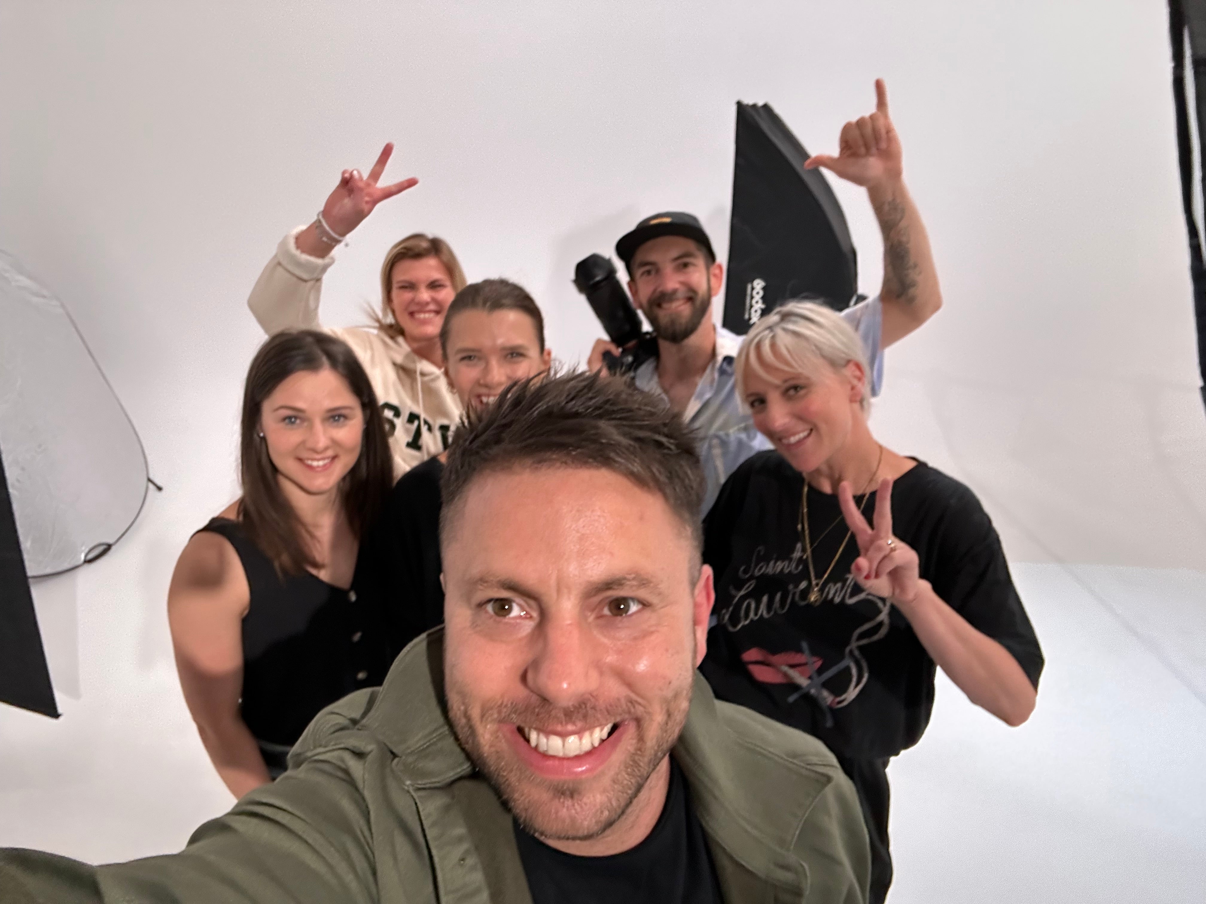 Team bild vom Fotoshooting